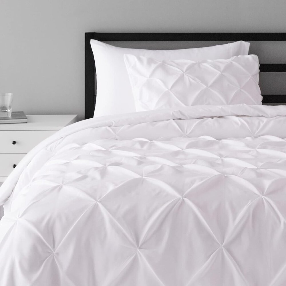 Lightweight Twin Size Comforter Set, All-Season Down-Alternative